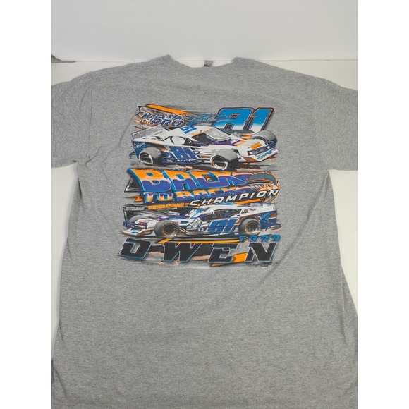 Gidan Other - Todd  Owen Racing T-Shirt Sk Modified Champion Back To Back Tee Rare Sz L